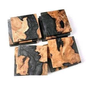 Juego de Posavasos de Resina Únicos con Acabado Brillante para Mesa de Comedor, Regalo de Fiesta, Decoración del Hogar, Proveedores de India - Product Image 4