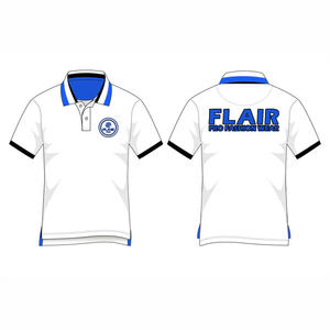 Gran oferta de algodón 100% para hombre, camiseta Polo personalizada de buena calidad, Color sólido, estilo informal, patrón, 180g, tela, peso frontal - Product Image 3