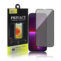 Protection d'écran en verre trempé anti-espion pour iPhone 17 16 Pro Max