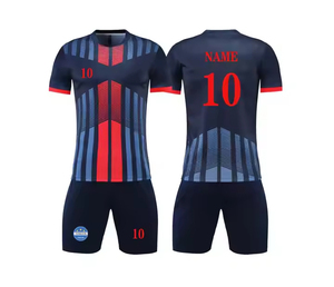 Ropa de fútbol de secado rápido, uniforme deportivo de equipo de sublimación transpirable, superventas, kits de camisetas de fútbol personalizados clásicos para niños - Product Image 5