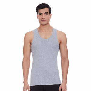 Camiseta sin mangas para hombre, ropa de gimnasio hecha en algodón y poliéster con logotipo personalizado y etiqueta, superventas - Product Image 4