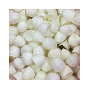 White Silkworm Cocoon Seda cruda de calidad premium para el cuidado exfoliante de la piel - Product Image 1