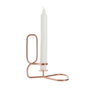 Stylish Modern Design <b>Rose</b> <b>Gold</b> Color Finished Wedding Decor Candle Stand for <b>Decoration</b> Handmade Candle Holder Stand - Product Image 1