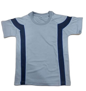 Wholesale Custom Woven Polyester Dry-fit Men's Short Sleeve Grey <b>T</b>-<b>shirt</b> with Solid Pattern for Sports Athletic Activity - Product Image 1