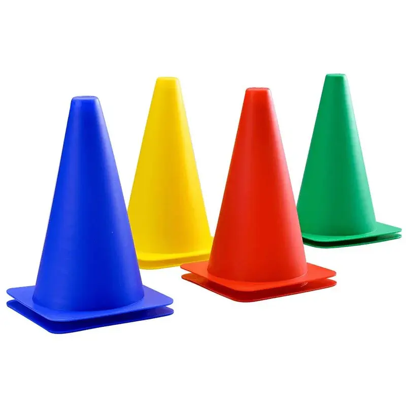 Marker Cone Slalom Skaten Fußball Speed Training Fußball Agility Cone Kunststoff Marker Cones Fußball Fußball Trainings geräte