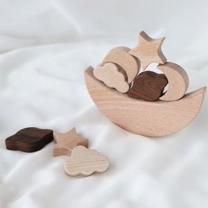Juguete de Equilibrio de Madera Ecológico con Forma de Luna, Suministro al por Mayor, Fábrica de Artesanía Premium - Product Image 2