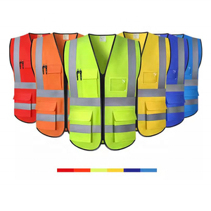 Chaleco De Seguridad personalizado De alta visibilidad X Back Industria Hi Vis Chaleco De Seguridad reflectante con bolsillos - Product Image 2