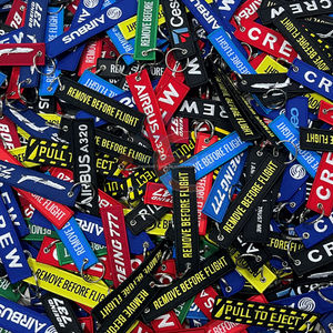 Aviation Keychains of All Shapes Sizes & Phrases Flight Attendant Student Pilot <b>Key</b> Tags for Regular Use or for Gifts - Product Image 5