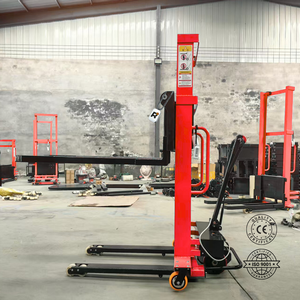 Risenmegaファクトリーエレクトリックパレットスタッカー<span class=keywords><strong>500KG</strong></span> 1000KG 1.6M容量マニュアルフォークリフトクイック5H充電CE認定 - Product Image 4