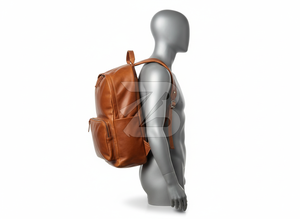 Men Fashion Genuine Leather Messenger Crossbody Travel Bag Custom Logo OEMODM Wholesale Women's <b>Backpacks</b> - Product Image 4