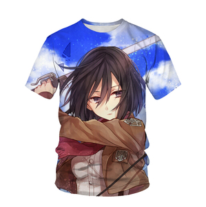 เสื้อยืดผู้ชายพิมพ์ลายอนิเมะเด็กผู้หญิง3D แบบกำหนดเองได้เสื้อยืดผู้ชายสไตล์ลำลองยอดนิยมเทรนด์แฟชั่นแนวสตรีท - Product Image 2