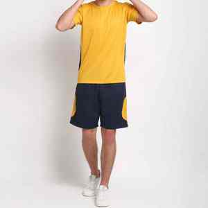 Conjuntos de Ropa de Verano para Hombre, Nueva Moda 2025, al por Mayor, Personalizados, de Manga Corta, Diseño Sólido, 2 Piezas, Transpirables, de Algodón - Product Image 3