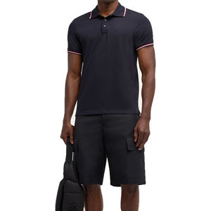 Polo de Algodón Piqué para Hombre, Suéter de Punto, Antibolitas, Corte Ajustado, Alta Calidad, Camiseta Lisa de Verano, Estilo Moderno e Informal - Product Image 5