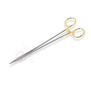 Pinza manual Debakey de 9 pulgadas personalizada, de acero inoxidable dorado, de alta precisión para manipulación de suturas quirúrgicas - Product Image 2