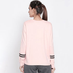 Venta caliente nuevo estilo logotipo personalizado para mujeres sudaderas de alta calidad de talla grande señoras de manga larga sudaderas de entrenamiento - Product Image 5