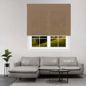 Persiana Enrollable Translúcida Lisa Well Home - Marrón Claro, 140 x 180 cm (ancho x largo)/Tamaño del tejido 137 x 175 cm - Product Image 6