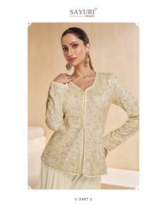 Tenue moderne Chic Western Wear Top avec Sharara assorti Parfait pour les rassemblements sociaux et les événements spéciaux au meilleur prix - Product Image 3