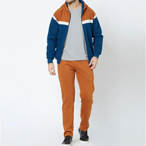 2025 nouveau écologique pleine fermeture éclair hommes Football survêtement maternité solide Jogging formation uniforme hommes Sport costumes blanc - Product Image 3