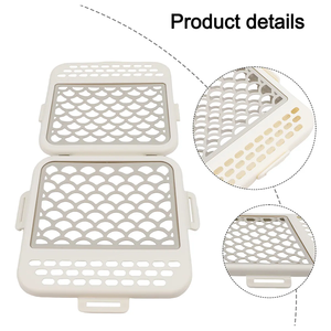 Nhỏ gọn Toddler Silicone máy rửa chén dao kéo giỏ lưu trữ <span class=keywords><strong>Organizer</strong></span> túi dễ dàng để làm sạch cho bánh mô hình Bạc Flatware - Product Image 5