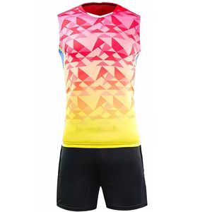 Comprar uniforme de voleibol para hombre impresión por sublimación colores personalizados conjunto de ropa de Jersey de voleibol para hombre uniforme de voleibol en blanco - Product Image 5