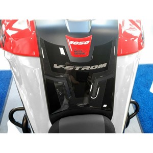 Kit completo di adesivi 3D per moto arancioni compatibili con Suzuki V-Strom 1050 - Product Image 2
