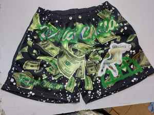 Wholesale 100% Polyester Mesh Sublimation Beach <b>Shorts</b> for Men and Women Casual Style with Solid Pattern <b>Decoration</b> - Product Image 4