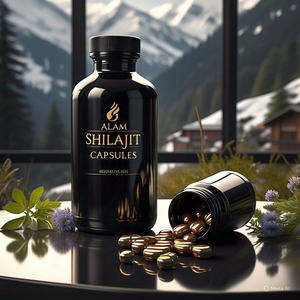 60 Pièces Couple Emballage Vente Chaude Séché Au Soleil Himalaya Shilajit Poudre Capsules 100% Pur Naturel Acide Fulvique Supplément À Base De Plantes - Product Image 6