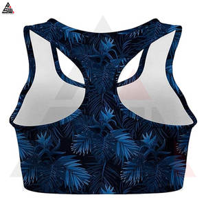 Soutien-gorge de sport pour femme, extensible dans les quatre sens, imprimé par sublimation, soutien-gorge de yoga et de gymnastique pour femme - Product Image 4