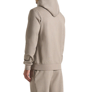 Sudadera con Capucha de Color Sólido Minimalista para Hombre, 380-420 GSM, Felpa de Algodón, Corte Regular, con Logotipo Personalizado Bordado, Suministro OEM - Product Image 2