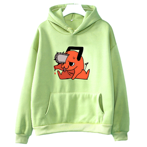 Sudadera con capucha personalizada para hombre y mujer, de algodón y poliéster 100%, con logotipo impreso informal en blanco, con bordado de gran tamaño, venta al por mayor - Product Image 5