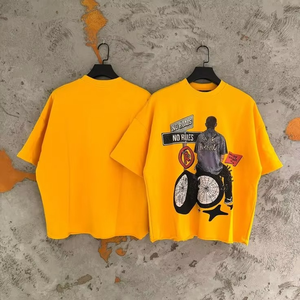 T-shirt respirant 100% coton pour hommes, tenue décontractée, coupe régulière, nouvelle version avec impression numérique, prix de gros - Product Image 6