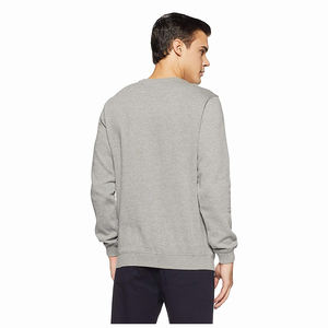 Sweat-shirt à capuche à manches longues pour homme, de couleur grise, en coton Polyester avec un Design et une marque personnalisés - Product Image 2