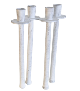 Hot Sales Metal Candle Stand With <b>White</b> Plated for Home Decoration Best Quality Aluminum Candle Holder - Product Image 1