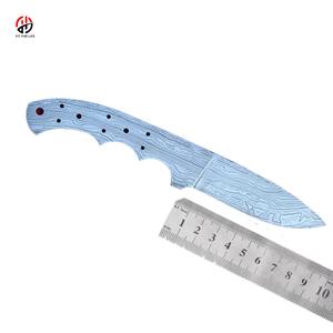 Cuchillas en Blanco de Damasco, Acero Inoxidable de Alta Calidad, Kits para Fabricación de Cuchillos de Caza, Personalizables, Soporte OEM, Garantía de 3 Años - Product Image 2