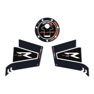 Kit di 3 Adesivi 3D in Gel su Misura, Impermeabili, Protezioni Serbatoio con Logo per Moto KTM 890 DUKE R, per Decorazione - Product Image 1
