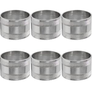 Servilletero de metal antiguo Diseño galvanizado Decoración de mesa de comedor de estilo rústico con plata para bodas y fiestas - Product Image 6