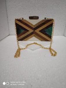 Latest Design Beaded Embroidery Envelope Clutch Imitation Pearl Vintage Butterfly Solid Complete Set Link Chain Charm Bag - Product Image 2