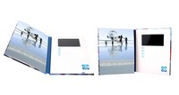 Brochure vidéo sur écran LCD de 4.3 pouces personnalisée en usine de Chine | Carte de voeux de mariage et d'affaires avec écran LCD numérique