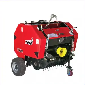 Factory Hay and Straw Baling Machine tractor Mini Hay Baler Machine Grass round baler For Sale