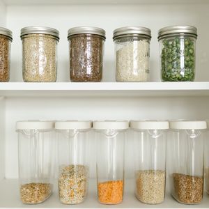 Walk In Pantry Shelving System Custom Pantry <b>Shelves</b> Melamine Storage Units with <b>Adjustable</b> <b>Shelves</b> for Home Builders - Product Image 1