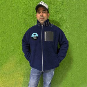 OEM ODM Warm Winter Quarter Zip Sherpa Pullover Hombres 100% Algodón Mezclado Sudadera con capucha Cremallera completa Us Sudaderas Manta Sudaderas con capucha Hombres - Product Image 1