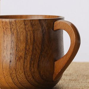 Tasses à bière en bois rustique écologique Tasses à café naturelles en bois de manguier de luxe avec couvercle Conception en acier inoxydable ARTISAN AURA faite à la main - Product Image 4