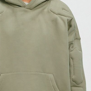 Vêtements personnalisés en gros Pull à capuche en relief 3D Sweat à capuche lourd 500gsm pour hommes Sweat à capuche surdimensionné Sweats à capuche pour hommes - Product Image 2