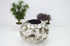 Premium Quality Material Handmade Fancy Look Flower <b>Vase</b> Metal Nickel Plated Low Price Premium Home /Wedding <b>Decoration</b> <b>Vases</b> - Product Image 2