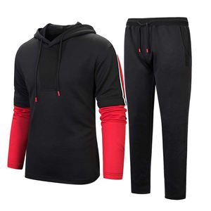 ชุดกีฬาผ้าซับเหงื่อสำหรับนักกีฬาชุดวอร์มลำลองทรงหลวมและสไตล์ผ่อนคลาย - Product Image 3