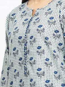 OEM personalizado señoras nueva colección vestido de fiesta de lujo señoras traje Allover impreso cosido traje 2 uds transpirable al por mayor - Product Image 5