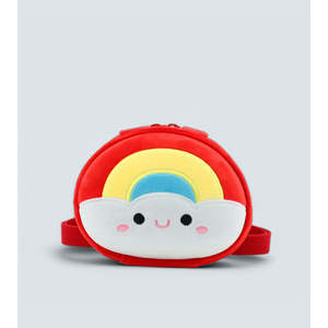 Kids' Rainbow Shoulder Bag Lightweight & Waterproof Tykle 3D Plush Design Chic <b>Purses</b> - Product Image 6