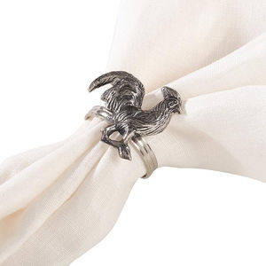 Anneau de serviette décoratif pour table d'hôtel à la maison organisateur de mouchoirs en métal anneau de serviette porte-mouchoirs pour le mariage et les événements - Product Image 3