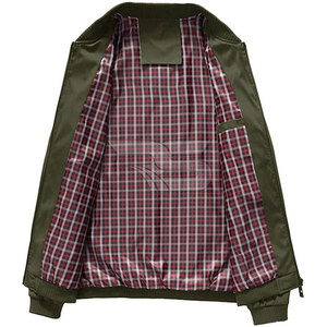 High Quality Customized <b>Men's</b> Bomber <b>Jackets</b> with <b>Long</b> Sleeves and Stand Collar for Winter - Product Image 2
