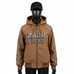 Chaqueta Softshell Premium para Mujer, Cálida, con Forro Polar, Diseño de Paneles de Tela de Poliéster y Spandex, Logotipo Personalizado - Product Image 6